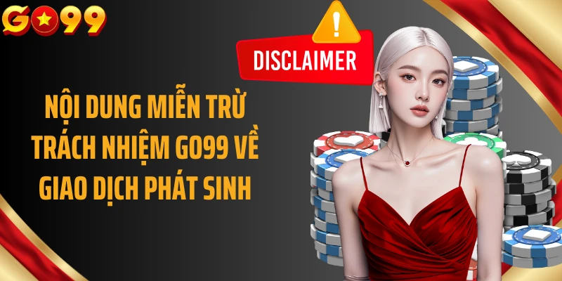 Nội dung miễn trừ trách nhiệm GO99 về giao dịch phát sinh
